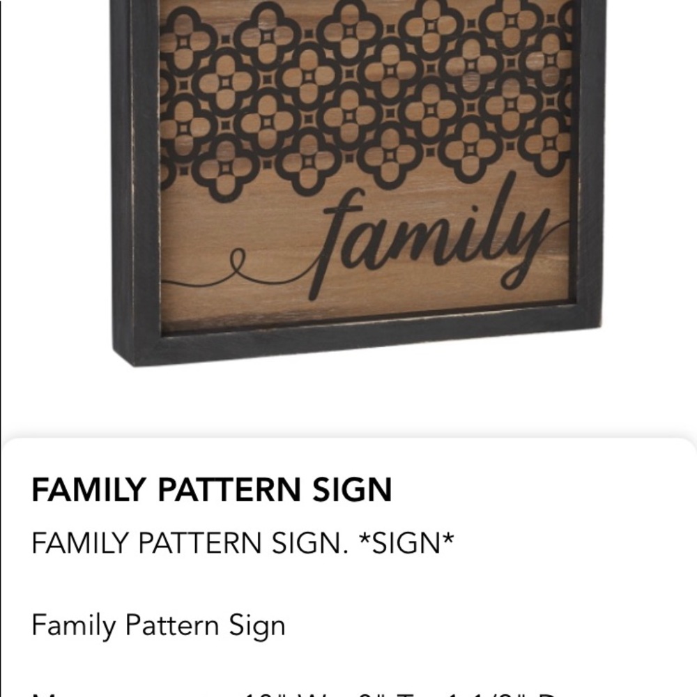 Sign wooden